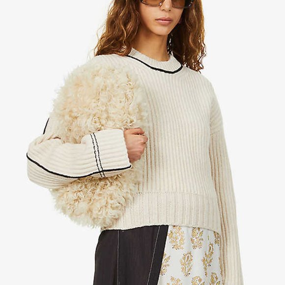 Acne Studios Sweaters - Acne Studios Cropped Oat Sweater
